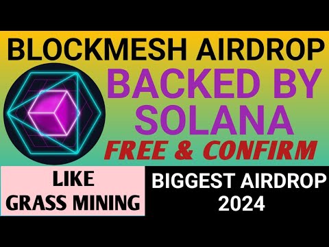 Blockmesh Network Airdrop Full Details | Block Mesh Extension Mining | Blockmesh Airdrop Update