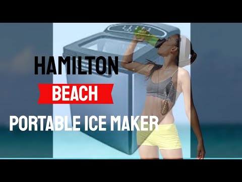 Hamilton Beach portable ice Maker See Description Below