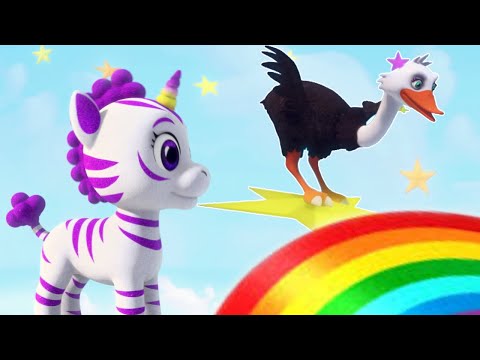 Cartoons For Kids | Stars & Rainbow | Good Habits Education for Kids| ZOONICORN