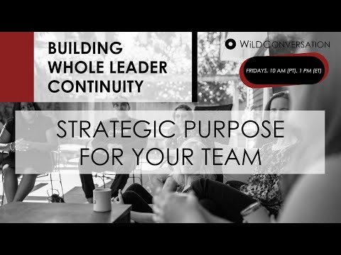 Strategic Purpose For Your Team