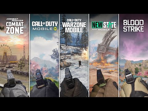 Warzone Mobile vs New State Mobile vs Combat Master: Combat Zone vs COD Mobile vs BloodStrike