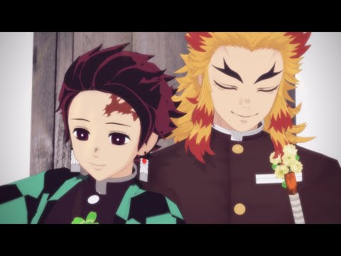 【Demon Slayer MMD】Patchwork Staccato【Kyojuro🔥Tanjiro🎴】