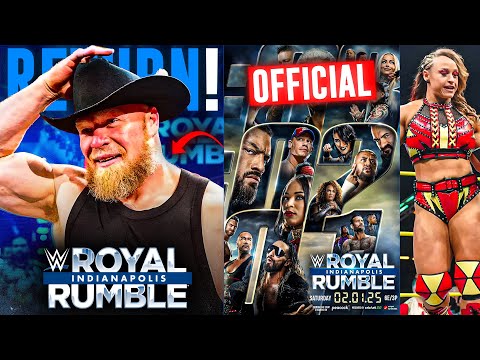 Brock Lesnar's Royal Rumble RETURN COMEBACK! | Royal Rumble 2025 POSTER, Cody Rhodes | WWE News