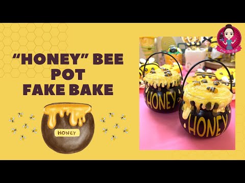 Let’s Fake Bake “Honey” Bee Pots! #fakebake #honey #peepthisyall