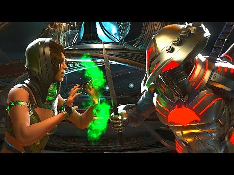 Injustice 2 - Enchantress Vs Black Manta - All Intro Dialogue/All Clash Quotes, Super Moves