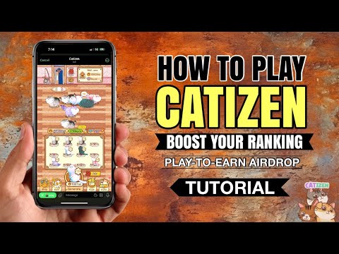 Ultimate Guide: How to Play CATIZEN 🐱on Telegram | Strategy Tips | Play-to-Earn Airdrop