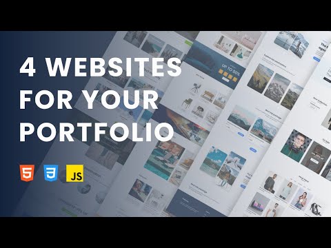 Build 4 Impressive Portfolio Projects with HTML, CSS, and JavaScript