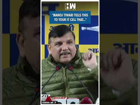 #Shorts | "Manoj Tiwari tells this to your IT cell that.." | AAP BJP | Sanjay Singh | Amit Malviya