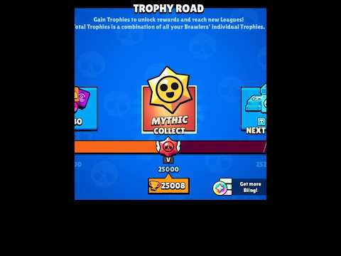 25000 SPECIAL MYTHIC COLLECT😳😱😨  #brawlstar#shorts#gaming #bs#sub#viral #mortisinbrawlball#supercell