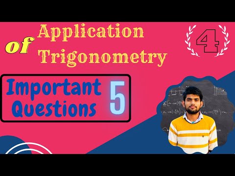 Application of Trigonometry Class 10 | PYQ of Applications of Trigonometry #2023boardexam #class10