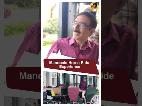 Horse Ride -ல எனக்கு சிரிப்பு தாங்க முடியால 🤣 | Manobala 's Wastepaper | Mysore | karanataka #shorts