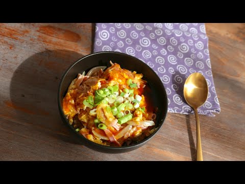 Donburi Œuf Jambon Fromage | wa's Cuisine