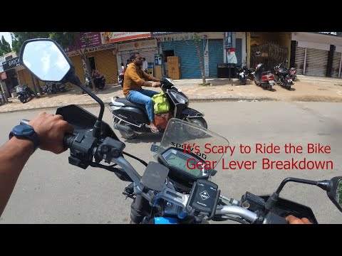 It's Scary To Ride Bike | Ballari | Gear Lever Breakdown | Dg Vlogz