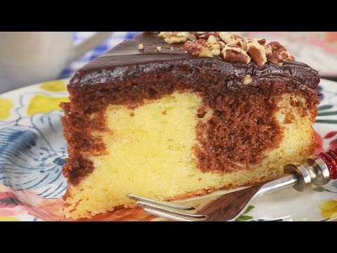 Marble Yogurt Cake Recipe Demonstration - Joyofbaking.com