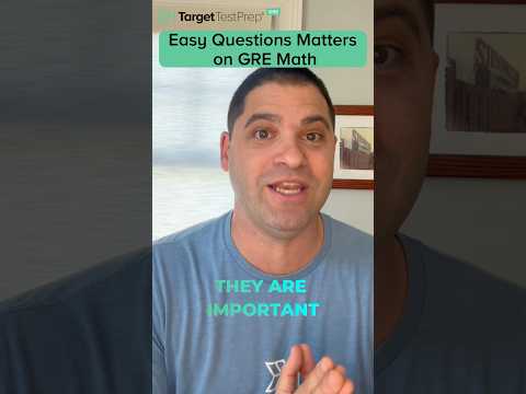 GRE Math Tip: Easy Questions Matter! 💡 | #GRE | #Shorts