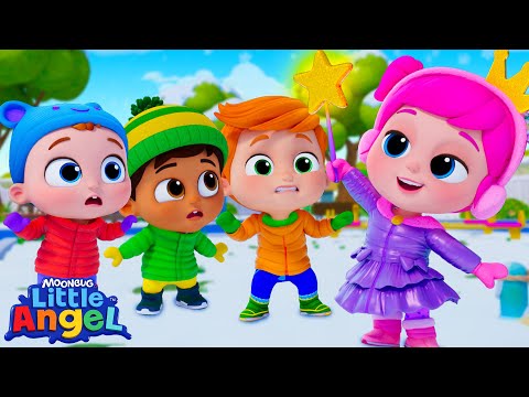 The Snow Queen and Her Frozen Palace | Little Angel Kids Songs & Nursery Rhymes