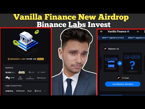 Vanilla Finance Airdrop 100$ to 700$ | Vanilla Finance Binance Back Airdrop | Vanilla Finance Join