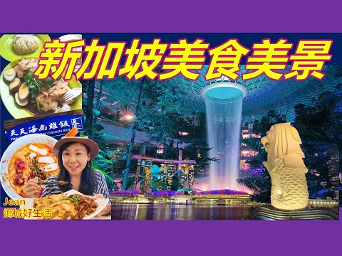 超夸张人龙！新加坡米其林排队美食/天天海南鸡饭值得排队吗？结霜桥叻沙/超香濃虾面/滨海湾花园/ Popular Food in Singapore