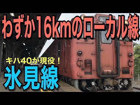 【わずか16km】氷見線に乗ってきた！