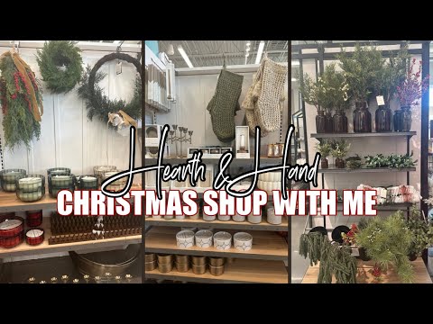 NEW 2024 TARGET HEARTH AND HAND CHRISTMAS DECOR | CHRISTMAS SHOP WITH ME IN STORE