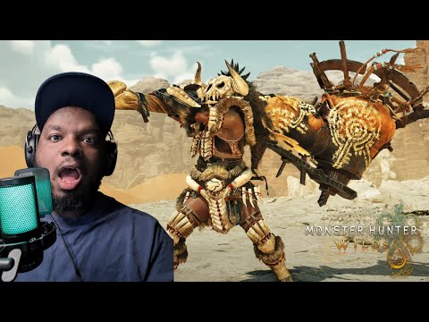 Monster Hunter Wilds Trailer Reaction  NEW Hunting Horn Gameplay, New Move Set, Bone Armor Set, , Et