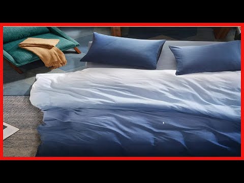 Inspire by INTELLIGENT DESIGN Reversible 100% Cotton Sateen Duvet - Breathable Comforter Cover