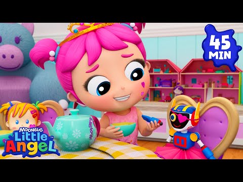 Jill’s DIY Tea Party - Recycle Song | The Best Season 7 Little Angel Kids Songs & Nursery Rhymes