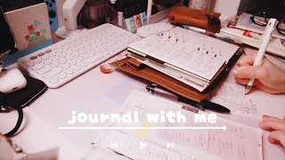 【作業動画】journal with me/夜、一緒に手帳タイムしませんか？/静かなBGM/1時間20分