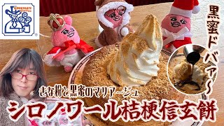 【コメダ珈琲】きな粉と黒蜜のマリアージュ！シロノワール桔梗信玄餅を食べてみたよ【まどりんちゃんねる】