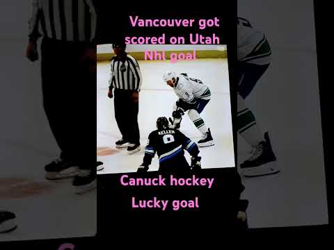 Vancouver Canucks utah scored on its 2 to 2 3rd #canucksarmy #canucks #NH#nhl #hockey #goal#shorts