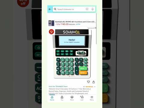 Tohands smart calculator is now available on Amazon. #tohands #calculator #amazon #smartcalculator