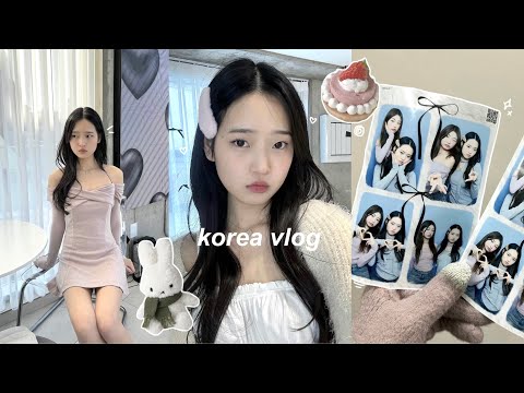 KOREA VLOG🐇: cafe hopping with friends, what i wear, shopping in gangnam, professional photoshoot