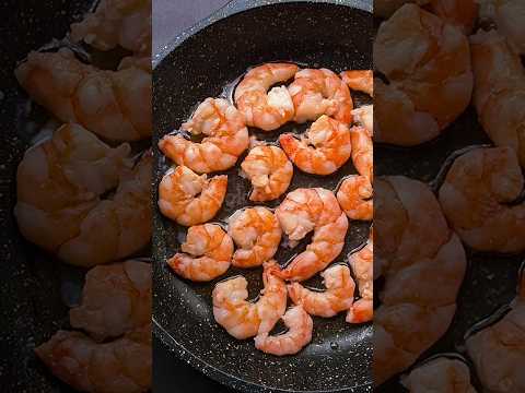 FASTEST Shrimp Recipe You'll EVER Eat! #shorts #asmr #shortsfeed #ytshorts #food