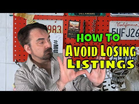 Avoid Losing Your eBay Listings