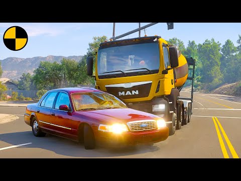 Truck and Car Accidents #5 😱 BeamNG.Drive