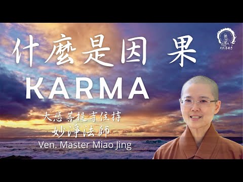 什麼是因果 | 大悲菩提寺 妙淨法師 | What's the Cause and Effects | Ven. Abbess Master Miao Jing