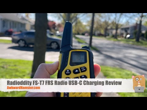 Radioddity FS-T7 FRS Radio USB-C Charging Review