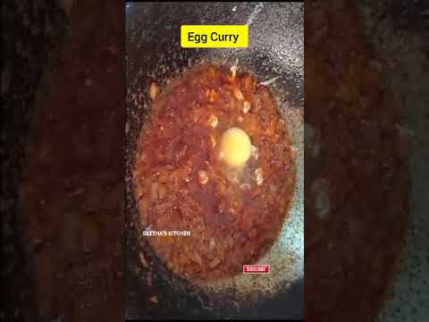 EGG CURRY Recipe #cookingvlog #chapatisidedish #eggcurry #easyrecipe #nonvegrecipe#lunchboxrecipe