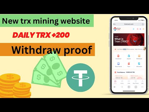 New tron cwd trx mining site | trx tron cwd best website | daily trx withdraw proof income site