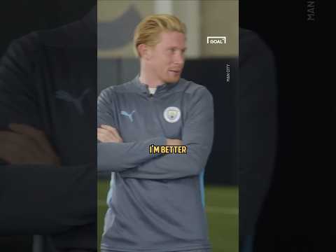 DE BRUYNE disagrees with DOKU over PACE ⚡️ #football #soccer #shorts