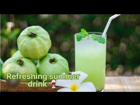 Guava Punch || Guava juice|| Refreshing drink|| summer special drink|| summer guava chilli drink