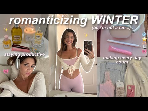 PINK WINTER ❆ romanticizing my life for my LEAST FAVORITE season