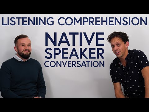 English Listening Comprehension: Native Speaker Conversation