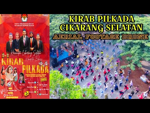 KIRAB PILKADA CIKARANG SELATAN | AERIAL FOOTAGE DRONE