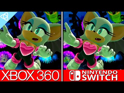 Sonic X Shadow Generations - Xbox 360 Original vs. Switch Remaster | Side by Side