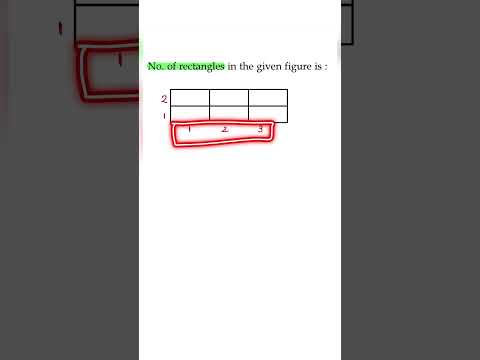 COUNT THE NUMBER OF RECTANGLES IN THE FIGURE | NMMS  #newgenmath