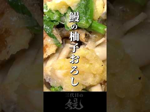 【鰻】風味際立つ「鰻の柚子おろし」#shorts #うなぎ  #recipe