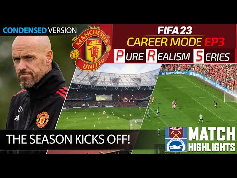 [TTB] FIFA 23 MAN UNITED CAREER EP 3 - SEASON OFFICIALLY KICKS OFF! - CONDENSED VERSION