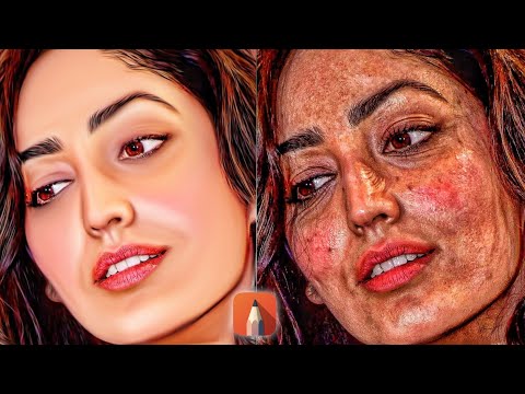 🔴 Oily Smooth skin HDR secret tricks 🤫 face smooth editing| photo editing| sketchbook editing