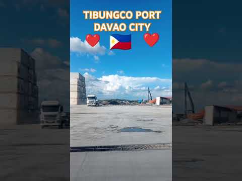 DAVAO NEW PORT TIBUNCO. TAHIMIK AT MALINIS❤️❤️👋#beautifulcity #pagsisikap ❤️✅ #viralvideo #godbless🙏